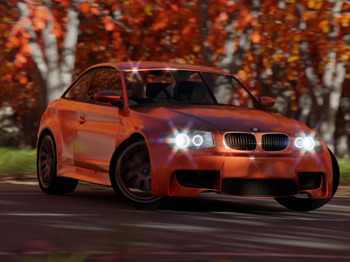 BMW Drifting in Forest