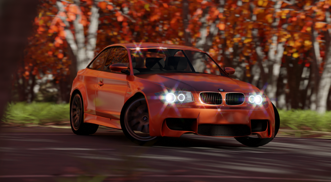 BMW Drifting in Forest